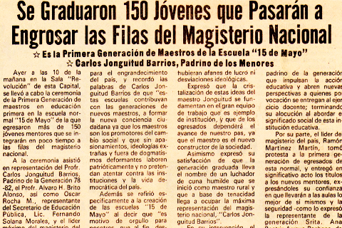 Escuela Normal 15 de Mayo